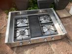 4 pits Gasfornuis, Ophalen, Gebruikt, 60 cm of meer, 4 kookzones