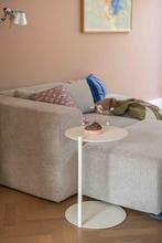 Noo.ma bijzettafel Ande, Huis en Inrichting, Tafels | Bijzettafels, Minder dan 55 cm, Rond, Zo goed als nieuw, Ophalen