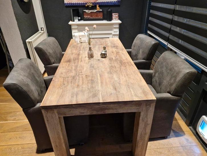 Eetkamerstoelen, Huis en Inrichting, Stoelen, Zo goed als nieuw, Vijf, Zes of meer stoelen, Overige kleuren, Ophalen