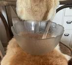 Arcoroc France Fleur punch schaal incl. Lepel, Huis en Inrichting, Ophalen, Overige stijlen, Glas, Schaal of Schalen