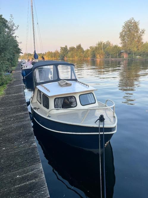 Boot: orginele Beenhakker vlet uit Kinderdijk 6,5 meter, Watersport en Boten, Motorboten en Motorjachten, Gebruikt, Staal, 6 tot 9 meter