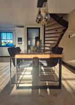 Super gave complete rofra set (eettafel+stoelen+salontafel), 150 tot 200 cm, Modern, Vier personen, Rechthoekig