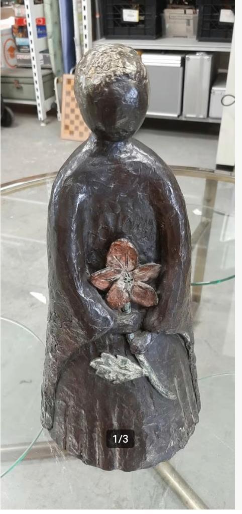 Bronzen beeld EVE, 40 cm, niet massief, Antiek en Kunst, Kunst | Beelden en Houtsnijwerken, Ophalen of Verzenden