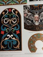 Antieke Litho Emaille Decoratie 1895, Ophalen of Verzenden