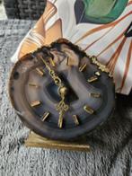 Prachtige vintage JUNGHANS Agaatstenen Bureau/ tafelklok...., Antiek en Kunst, Ophalen of Verzenden