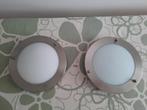 2 kleine plafonnières, Huis en Inrichting, Lampen | Plafondlampen, Ophalen of Verzenden, Zo goed als nieuw