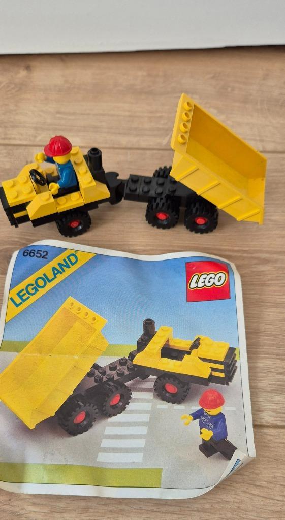 Vintage lego. 6652. Construction truck. Kiepauto., Kinderen en Baby's, Speelgoed | Duplo en Lego, Gebruikt, Lego, Complete set
