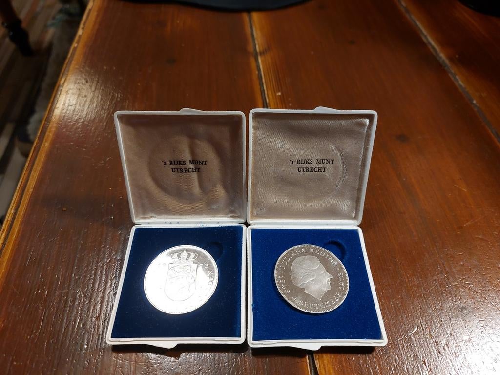 10 Gulden Zilver ( Tientje ) Juliana Proof 1973, Koningin Juliana, Zilver, Ophalen of Verzenden, Losse munt