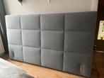 Hoofdbord stof, Ophalen, Tweepersoons, Zo goed als nieuw, 200 cm