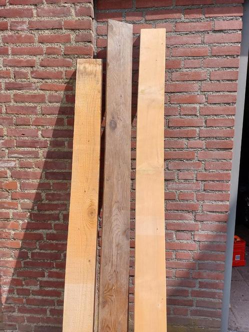 Planken gezaagd of eenzijdig geschaafd, Tuin en Terras, Palen, Balken en Planken, Gebruikt, Planken, 180 tot 250 cm, Ophalen