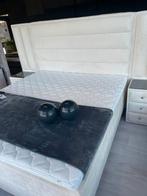 Boxspring valk teddy stof alle maten chique luxe zacht comfy, Nieuw, 180 cm, Overige kleuren, Ophalen of Verzenden