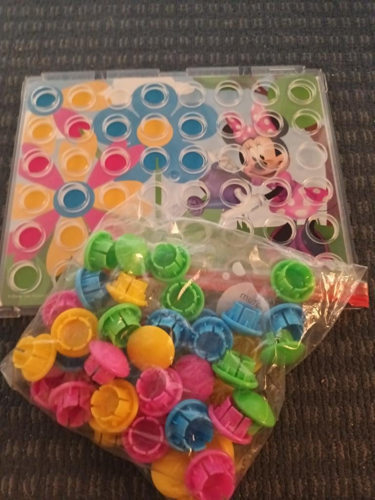 Quercetti Insteekmozaiek - Compleet!, Kinderen en Baby's, Speelgoed | Educatief en Creatief, Ophalen, Gebruikt, Puzzelen