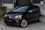 Volkswagen Up! 1.0 2012 | Black 75PK | Luxe uitvoering, Euro 5, Stof, Gebruikt, 4 stoelen