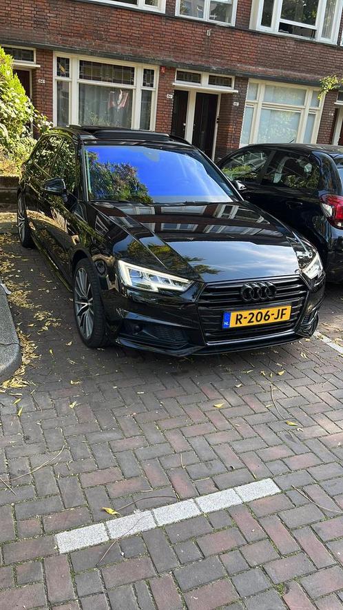 Audi A4 2.0 Tfsi Ultra 140KW AV S-t7 2017 Zwart, Auto's, Audi, Particulier, A4, Achteruitrijcamera, Apple Carplay, Bluetooth, Bochtverlichting
