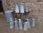 zinken lampetkan waterkan maatkan kan kannen, Antiek en Kunst, Curiosa en Brocante, Ophalen