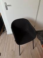 Mooie zwarte kuipstoel, Huis en Inrichting, Stoelen, Ophalen, Zwart, Zo goed als nieuw, Metaal