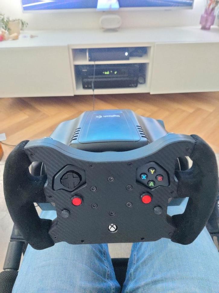 Logitech g920 met verbeteringen., Computers en Software, Joysticks, Zo goed als nieuw, Ophalen of Verzenden