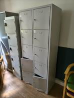 Stalen Lockerkast - Meerdere Compartimenten, Huis en Inrichting, Kasten | Lockerkasten, Ophalen, Gebruikt, Industrieel