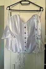 Wit corset setje, Ophalen of Verzenden, Wit