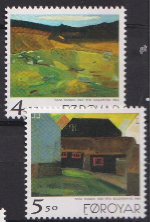Foroyar 1998 Schilderijen Hans Hansen, Postzegels en Munten, Postzegels | Europa | Scandinavië, Postfris, Denemarken, Ophalen of Verzenden