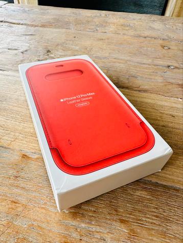 iPhone 12 Pro Max - Apple Leather Sleeve smartphone - roze beschikbaar voor biedingen