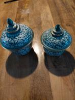 Porseleinen Potten met Deksel - Set van 2, Ophalen of Verzenden