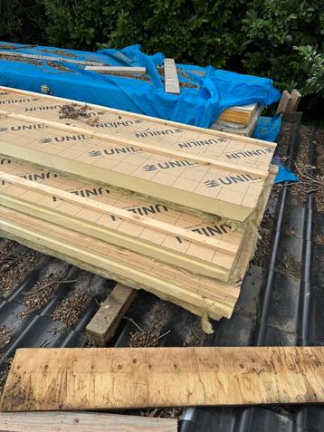 Unilin dak isolatie   120 x 400 cm  2 platen beschikbaar voor biedingen