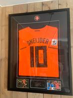 Door Wesley Sneijder , gesigneerd oranje shirt WK 2010, Verzamelen, Sportartikelen en Voetbal, Shirt, Ophalen of Verzenden, Zo goed als nieuw