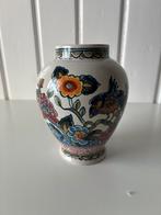 Vintage Vaas met Bloemmotief Makkum 303 p.p., Ophalen of Verzenden