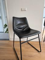 Eetkamerstoelen, Huis en Inrichting, Stoelen, Ophalen, Kunststof, Gebruikt, Zwart