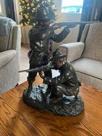 Bronzen beeld franse jacht, Ophalen