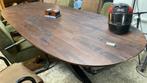 Eettafel Deens ovaal mango 300x120 matrixpoot van1399 nu 799, Huis en Inrichting, Tafels | Eettafels, 200 cm of meer, 100 tot 150 cm