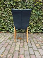 6 x Eetkamerstoel Montis, Huis en Inrichting, Stoelen, Ophalen, Gebruikt, Bruin, Leer