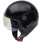 HELM DEMM FASHION ZWART MEDIUM 57-58CM, Fietsen en Brommers, Brommerhelmen, Nl, Demm, Nieuw, Ophalen of Verzenden