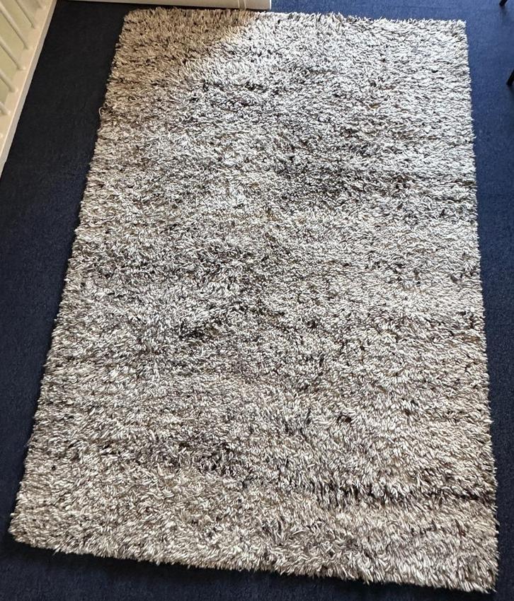 Hoogpolig wollen berber vloerkleed, Huis en Inrichting, Stoffering | Tapijten en Kleden, Zo goed als nieuw, 150 tot 200 cm, 200 cm of meer