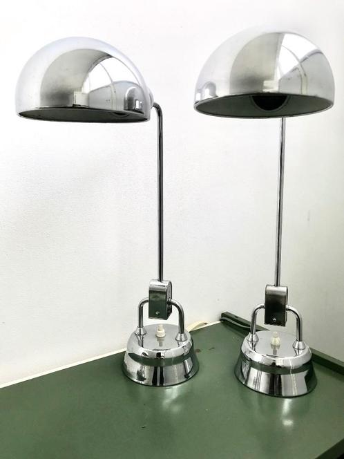 Vintage lamp Periand Jumo model 600, Huis en Inrichting, Lampen | Tafellampen, Gebruikt, Minder dan 50 cm, Metaal, Ophalen of Verzenden