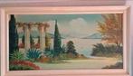 Schilderij: Italiaans Landschap, Antiek en Kunst, Kunst | Schilderijen | Klassiek, Ophalen of Verzenden