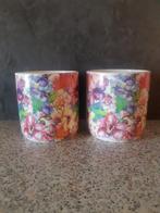 4 Bloempotten NIEUW., Rond, Ophalen of Verzenden, Aardewerk, Binnen