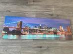 Brooklyn bridge canvas, Ophalen, 125 cm of meer, Zo goed als nieuw, Schilderij