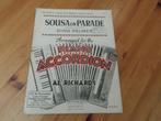 Sousa on parade - king palmer / al richard, Muziek en Instrumenten, Gebruikt, Ophalen of Verzenden, Artiest of Componist, Populair