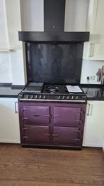 Aga six four kleur aubergine, Witgoed en Apparatuur, Fornuizen, 60 cm of meer, Grill, Ophalen of Verzenden, Zo goed als nieuw