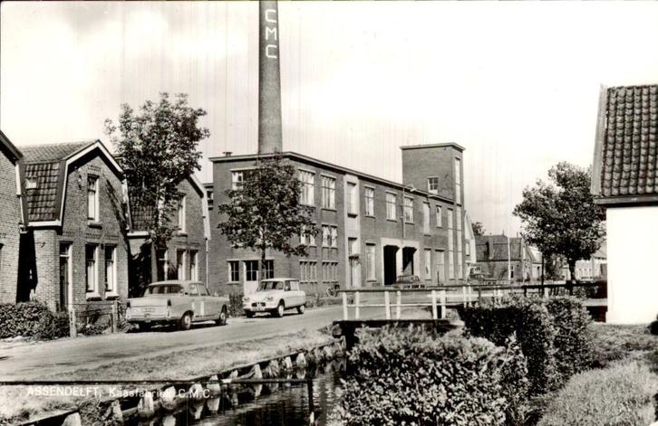 Assendelft - Kaasfabriek CMC, Verzamelen, Ansichtkaarten | Nederland, Ongelopen, Noord-Holland, 1940 tot 1960, Ophalen of Verzenden