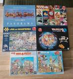 6 puzzels in 1 koop (oa. Jan van Haasteren, Wasgij en Comic), Hobby en Vrije tijd, Denksport en Puzzels, Ophalen of Verzenden