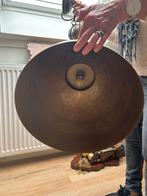 Brons kleurige Vintage Hanglamp - Metaal, Ophalen, Gebruikt, Metaal, 50 tot 75 cm
