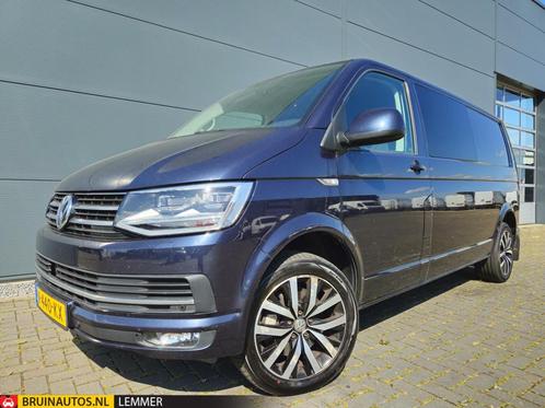 Volkswagen Transporter 2.0 TDI L2H1 DC Highl Led Luxe cabine, Auto's, Bestelauto's, Bedrijf, Te koop, ABS, Achteruitrijcamera