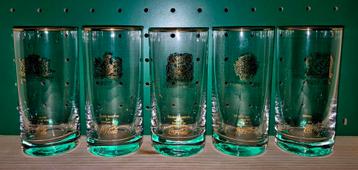 Vintage Coca-Cola glazen sixties  beschikbaar voor biedingen