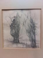 Van de Reek tekening landschap Helmond ca. 1940-, Antiek en Kunst, Ophalen of Verzenden