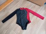 Turnpakje rood-zwart met strassteentjes, Zo goed als nieuw, Turnpak(je), Rood, Kindermaat 122 t/m 140