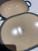 NIEUWE Le Creuset Oblong Deap Teal 31 cm, Huis en Inrichting, Keuken | Potten en Pannen, Gietijzer, Nieuw, Ophalen of Verzenden