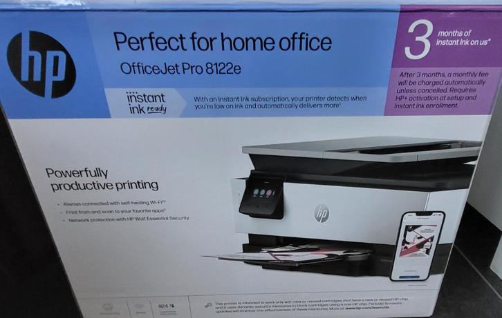 Splinternieuwe HP printer, Computers en Software, Printers, Nieuw, Printer, Inkjetprinter, Kleur printen, Kopieren, Mailen, Scannen